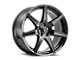 Voxx Replica GT500 Style Gloss Black Wheel; Rear Only; 19x10 (05-09 Mustang)