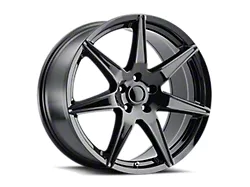 Voxx Replica GT500 Style Gloss Black Wheel; Rear Only; 20x10.5 (05-09 Mustang)