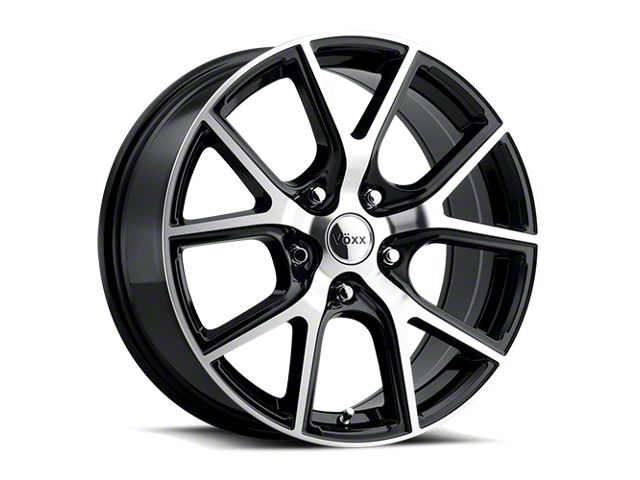 Voxx Lumi Gloss Black Machined Wheel; Rear Only; 20x10 (05-09 Mustang)