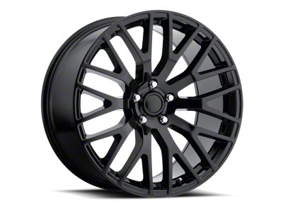 Performance Pack Style Gloss Black Wheel; 19x9; 45mm Offset (05-09 Mustang)