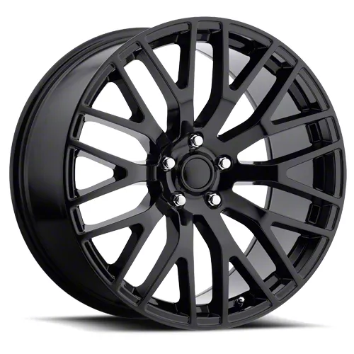 American Racing Camaro TTF Gloss Black with DDT Lip Wheel
