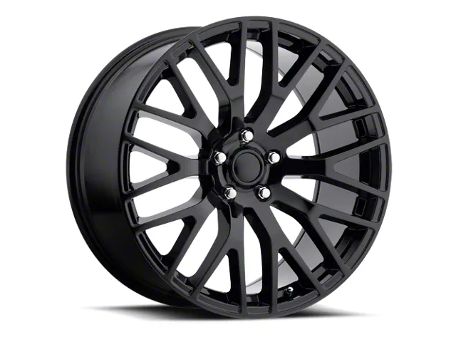 Voxx Replica Performance Pack Style Gloss Black Wheel; 19x9.5 (05-09 Mustang)