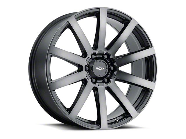 Voxx Vento Gloss Black Dark Tint Wheel; 20x9 (05-09 Mustang)