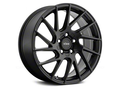 Voxx Falco Matte Black Wheel; 18x8 (05-09 Mustang GT, V6)