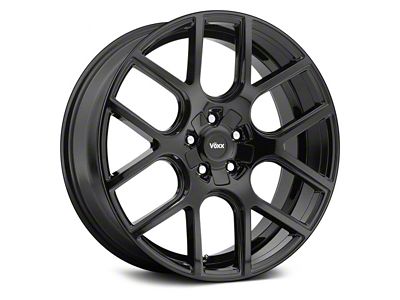 Voxx Lago Gloss Black Wheel; 18x8 (05-09 Mustang GT, V6)