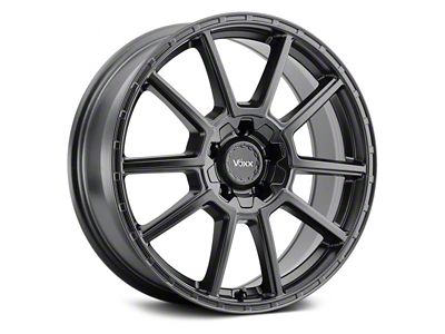 Voxx Monte Matte Black Wheel; 18x8; 40mm Offset (05-09 Mustang GT, V6)