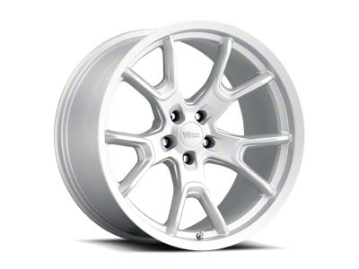 Voxx Replica 50th Anniversary Style Matte Silver Wheel; Rear Only; 20x10.5 (06-10 RWD Charger)