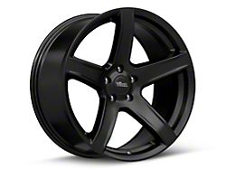 Hellcat 2 Style Matte Black Wheel; Rear Only; 20x10.5; 25mm Offset (06-10 RWD Charger)
