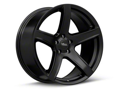 Hellcat 2 Style Matte Black Wheel; Rear Only; 20x10.5; 25mm Offset (06-10 RWD Charger)
