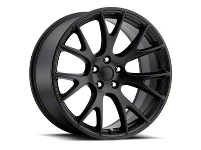 Hellcat Style Gloss Black Wheel; 20x9; 20mm Offset (06-10 RWD Charger)