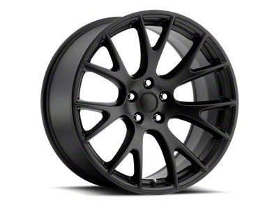 Voxx Replica Hellcat Style Matte Black Wheel; 20x9 (06-10 RWD Charger)