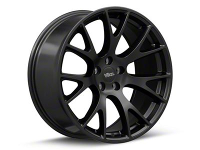 Hellcat Style Matte Black Wheel; 20x9; 20mm Offset (06-10 RWD Charger)
