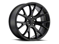 Voxx Replica Hellcat Style Matte Black Wheel; Rear Only; 20x10.5 (06-10 RWD Charger)