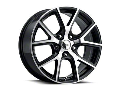 Voxx Lumi Gloss Black Machined Wheel; Rear Only; 20x10 (06-10 RWD Charger)