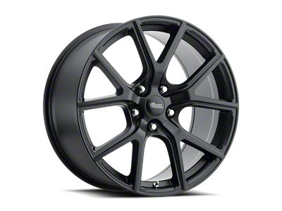 Voxx Lumi Matte Black Wheel; 20x10; Rear Only (06-10 RWD Charger)