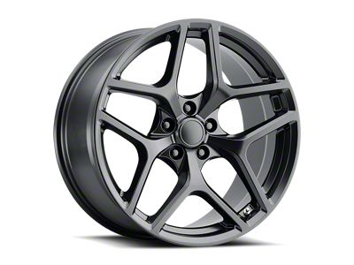 Voxx Replica Z/28 Style Gloss Black Wheel; Rear Only; 20x10 (10-15 Camaro)