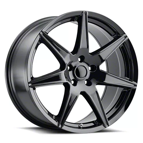 Mustang GT500 Style Gunmetal Wheel; Rear Only; 19x10; 40mm