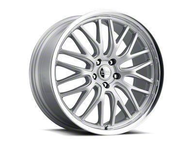 Voxx Masi Silver Mirror Machined Wheel; 19x9.5; 42mm Offset (10-14 Mustang)