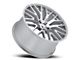 Voxx Replica Performance Pack Style Silver Mach Face Wheel; 19x9 (10-14 Mustang)