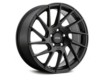 Voxx Falco Matte Black Wheel; 18x8 (10-14 Mustang GT w/o Performance Pack, V6)