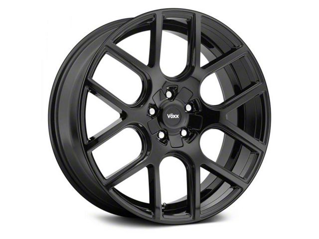 Voxx Lago Gloss Black Wheel; 18x8 (10-14 Mustang GT w/o Performance Pack, V6)