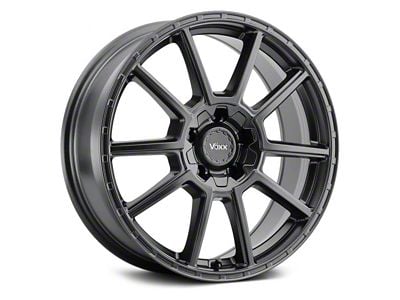Voxx Monte Matte Black Wheel; 18x8 (10-14 Mustang GT w/o Performance Pack, V6)