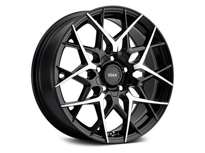 Voxx Paso Gloss Black Machined Wheel; 18x8; 45mm Offset (10-14 Mustang GT w/o Performance Pack, V6)