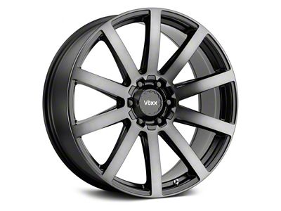 Voxx Vento Gloss Black Dark Tint Wheel; 18x8; 40mm Offset (10-14 Mustang GT w/o Performance Pack, V6)