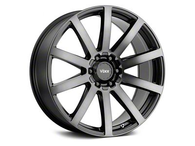 Voxx Vento Gloss Black Dark Tint Wheel; 18x8 (10-14 Mustang GT w/o Performance Pack, V6)