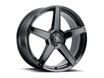 Voxx MG5 Gloss Black Wheel; 18x8 (2024 Mustang EcoBoost w/o Performance Pack)