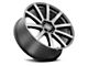 Voxx Vento Gloss Black Dark Tint Wheel; 18x8 (2024 Mustang EcoBoost w/o Performance Pack)