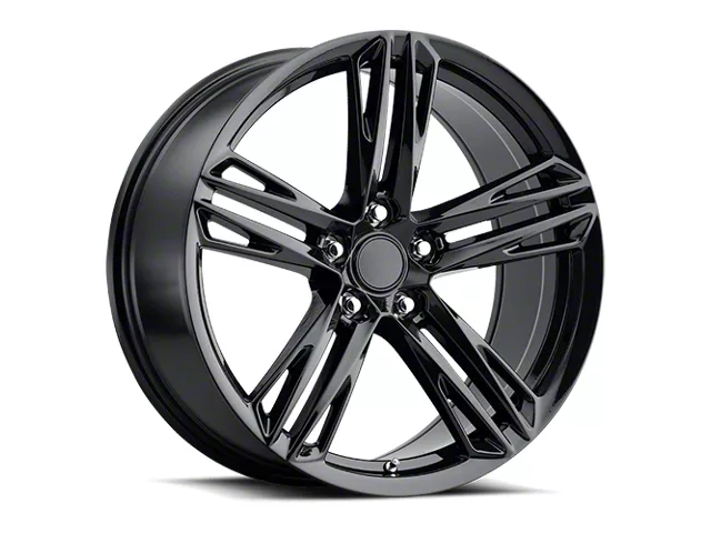 Voxx Replica ZL1 Style Gloss Black Wheel; Rear Only; 20x10 (16-24 Camaro)
