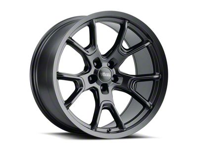 50th Anniversary Style Matte Black Wheel; Rear Only; 20x10.5; 25mm Offset (08-23 RWD Challenger, Excluding SRT Demon)