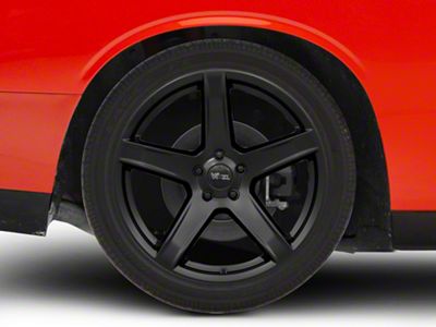 Voxx Replica Hellcat 2 Style Matte Black Wheel; Rear Only; 20x10.5 (08-23 RWD Challenger, Excluding Widebody)