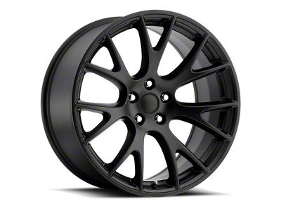Voxx Replica Hellcat Style Gloss Black Wheel; Rear Only; 20x10.5 (08-23 RWD Challenger, Excluding Widebody)