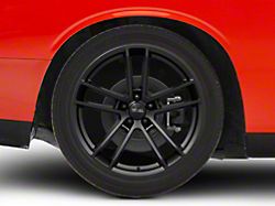 Hellcat Widebody 2 Style Matte Black Wheel; Rear Only; 20x11; 16mm Offset (08-23 RWD Challenger)
