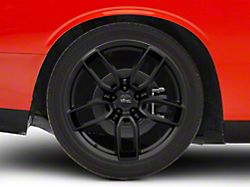 Hellcat Widebody Redeye Style Matte Black Wheel; Rear Only; 20x10.5; 25mm Offset (08-23 RWD Challenger, Excluding SRT Demon)
