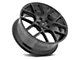 Voxx Lago Gloss Black Wheel; 18x8 (08-23 RWD Challenger w/o Brembo, Excluding Widebody)
