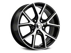 Voxx Lumi Gloss Black Machined Wheel; 18x8 (08-23 RWD Challenger w/o Brembo, Excluding Widebody)