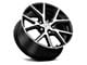 Voxx Lumi Gloss Black Machined Wheel; 18x8 (08-23 RWD Challenger w/o Brembo, Excluding Widebody)