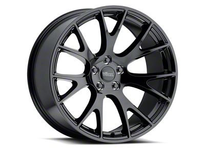 Voxx Malta Gloss Black Wheel; 22x9; 20mm Offset (08-23 RWD Challenger, Excluding Widebody)