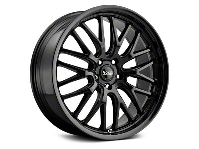 Voxx Masi Gloss Black Wheel; 18x8; 20mm Offset (08-23 RWD Challenger w/o Brembo, Excluding Widebody)