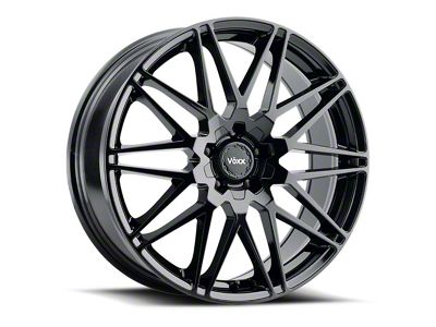 Voxx Nice Gloss Black Wheel; 20x8.5; 20mm Offset (08-23 RWD Challenger, Excluding Widebody)