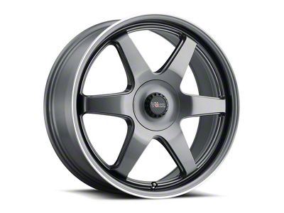 Voxx Riva Gunmetal Machined Wheel; 20x8.5 (08-23 RWD Challenger, Excluding Widebody)