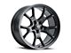 Voxx Replica 50th Anniversary Style Matte Black Wheel; Rear Only; 20x10.5 (11-23 RWD Charger)