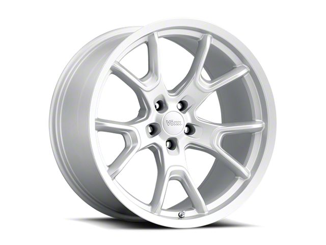 Voxx Replica 50th Anniversary Style Matte Silver Wheel; Rear Only; 20x10.5 (11-23 RWD Charger, Excluding Widebody)