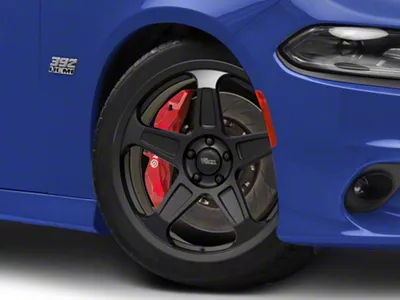 Demon Style Matte Black Wheel; 20x9; 20mm Offset (11-23 RWD Charger, Excluding Widebody)