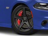 Hellcat 2 Style Matte Black Wheel; 20x9.5; 18mm Offset (11-23 RWD Charger)