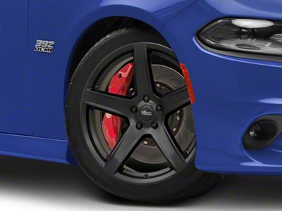 Hellcat 2 Style Matte Black Wheel; 20x9.5; 18mm Offset (11-23 RWD Charger)