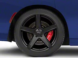 Voxx Replica Hellcat 2 Style Matte Black Wheel; Rear Only; 20x10.5 (11-23 RWD Charger, Excluding Widebody)